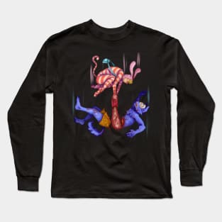 popee vs kedamono Long Sleeve T-Shirt